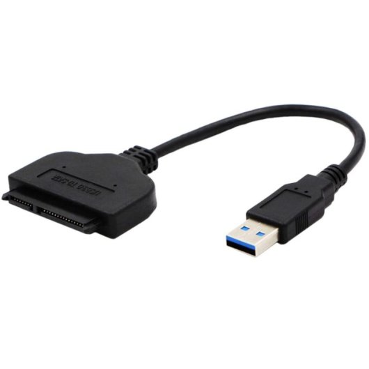 Adaptateur de câble DLH DY-TU4960 USB-A vers SATA III 0,18 m Noir