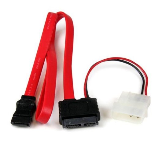 Cavo Adattatore Slimline SATA a SATA con Alimentazione LP4 StarTech 50 cm