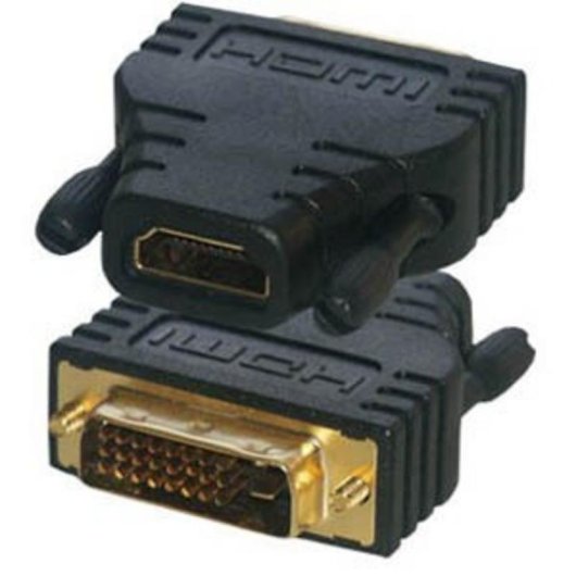 Adaptador MCL DVI-D a HDMI, Negro