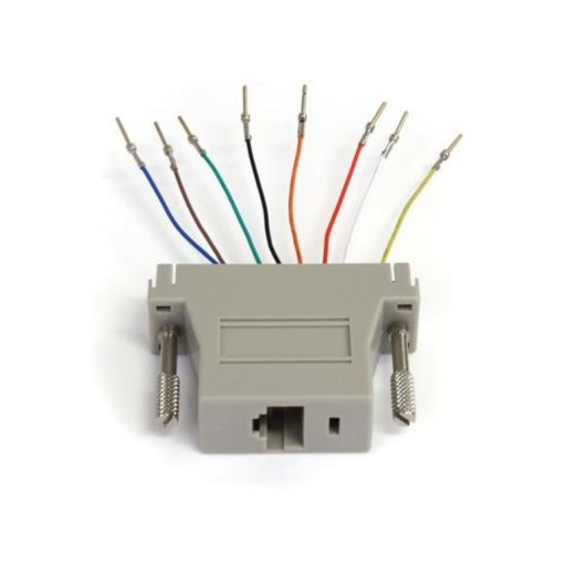 Adaptador StarTech DB25 a RJ45 Macho a Hembra Gris
