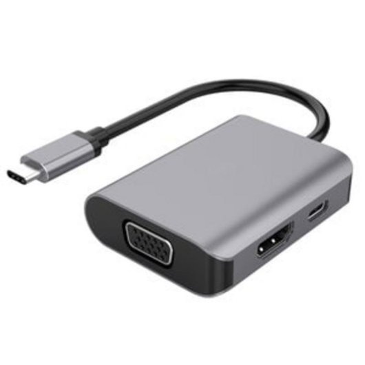 Adaptador gráfico USB DLH DY-TU4212 HDMI 4K y VGA 1080p