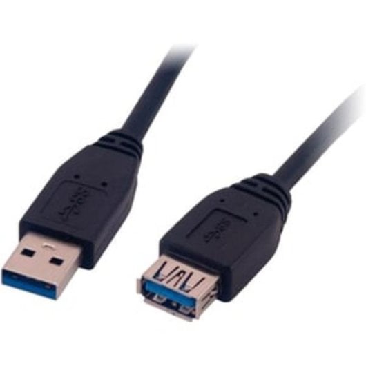 Cable USB 3.2 Gen 1 MCL 1 m Macho/Hembra Negro