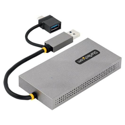 Adaptador gráfico USB StarTech a HDMI dual 4K 30Hz + 1080p