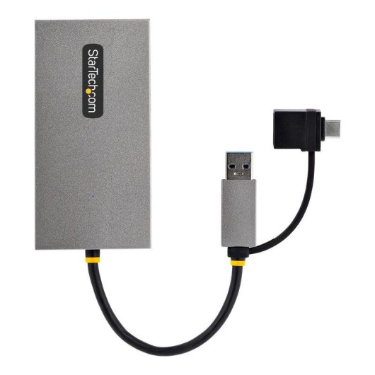 Adaptador gráfico USB StarTech a HDMI dual 4K 30Hz + 1080p