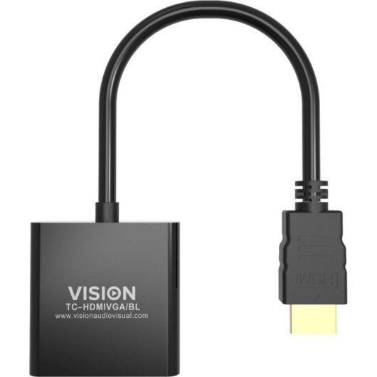 Adattatore video Vision TC-HDMIVGA/BL 0,23 m HDMI a VGA