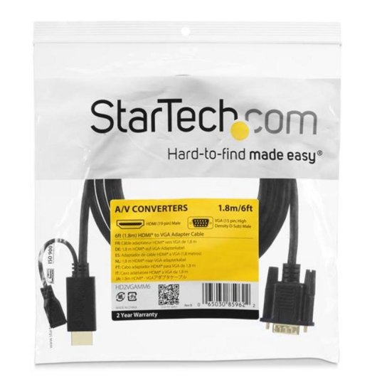 Kabel Konverter HDMI auf VGA StarTech.com 3 m Aktiv 1920x1200 1080p