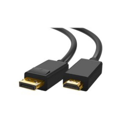 Câble Adaptateur DisplayPort Male vers HDMI Male 2 m 4K 60 Hz Noir DLH