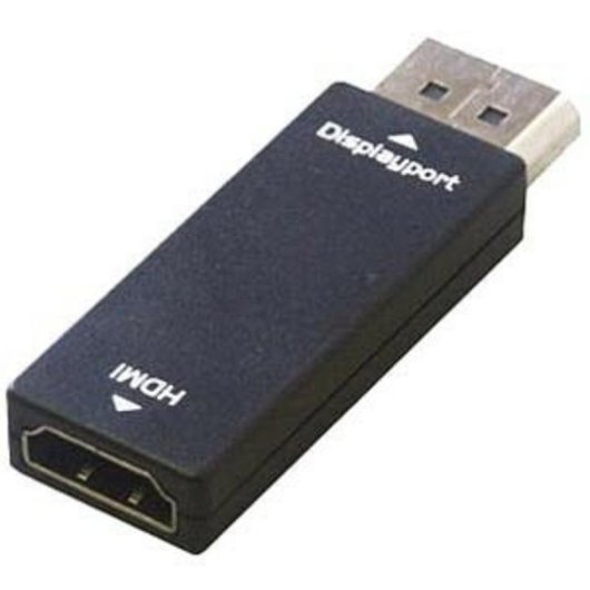 Adaptador MCL DisplayPort a HDMI Negro