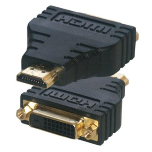 Adaptador MCL DVI-I a HDMI Negro