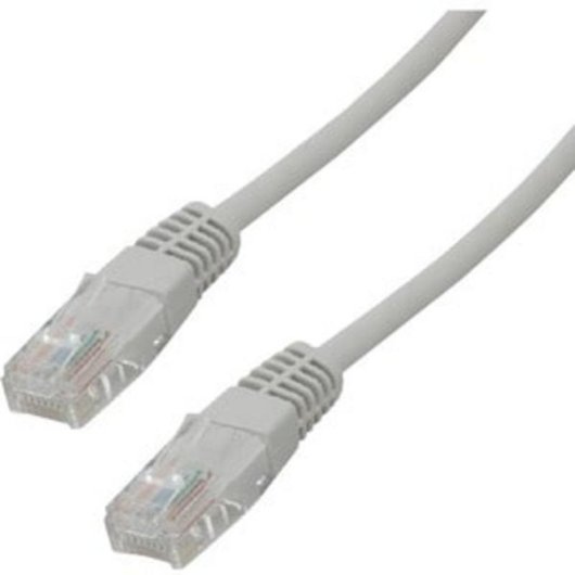 Cable de red MCL Cat5e U/UTP 1 m gris RJ-45 a RJ-45