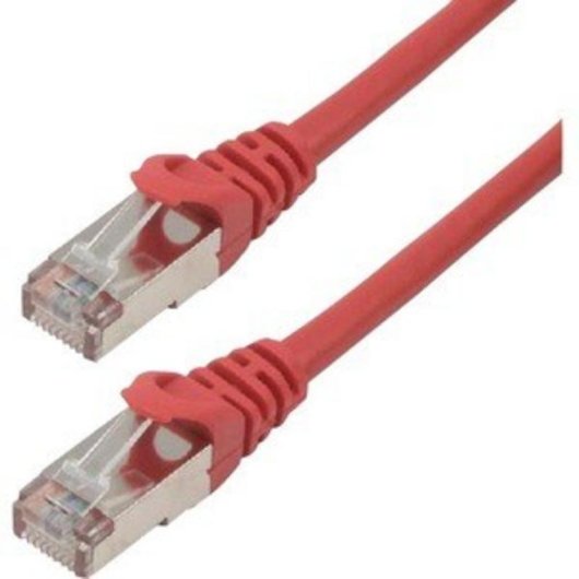 Cable de red MCL Cat6a S/FTP 2 m rojo