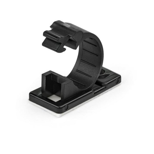 Kabelclips StarTech selbstklebend schwarz mittel 100 Stück