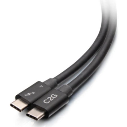 Cavo Thunderbolt 4 USB-C C2G 0,8 m 40 Gbps Nero