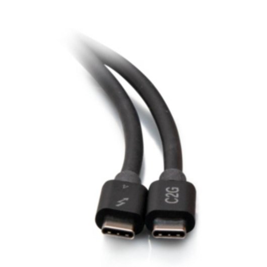 Cavo Thunderbolt 4 USB-C C2G 0,8 m 40 Gbps Nero