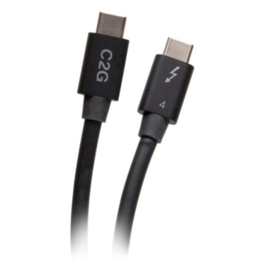 Cavo Thunderbolt 4 USB-C C2G 0,8 m 40 Gbps Nero