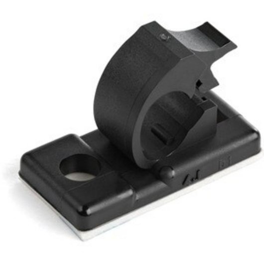 StarTech Kabelclips selbstklebend schwarz 5,5 mm 100 Stück