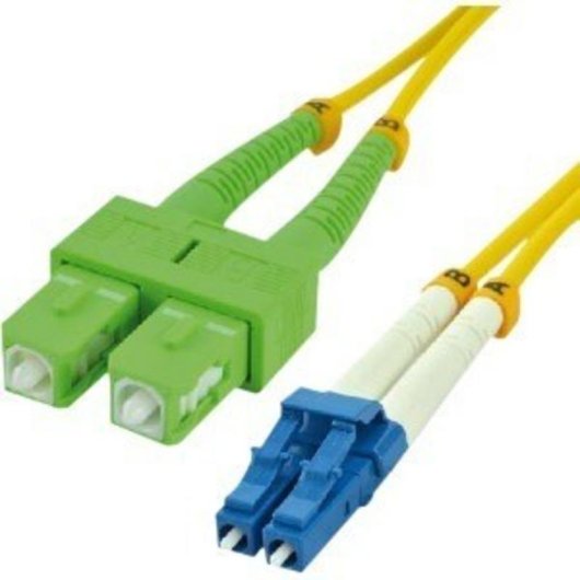 Cable Fibre Optique MCL 1 m SCAPC/LC OS2 Duplex