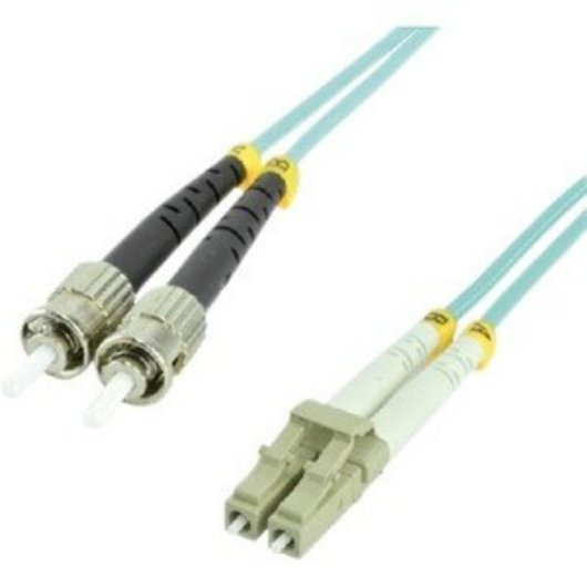 Cable de fibra óptica MCL 15 m LC/ST OM3 duplex multimodo