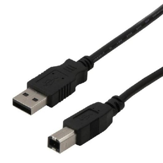 Cable USB 2.0 MCL 5 m USB A/USB B Noir