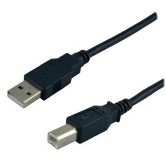 Cable USB 2.0 MCL 5 m USB A/USB B Noir