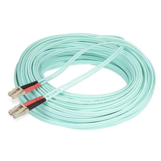 Cable de fibra óptica StarTech 20m multimodo dúplex LC/UPC a LC/UPC OM4 LSZH