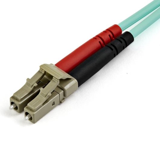 Cable de Fibra Óptica Multimodo StarTech 10m LC/UPC a LC/UPC OM4 100G