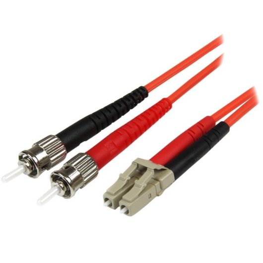 Cable de fibra óptica StarTech 1 m LC a ST multimodo OM2 LSZH
