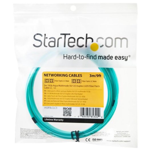 StarTech Multimode Fiberkabel 3m LC an LC OM3