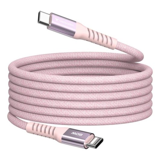 Cavo USB C a USB C Verbatim 1,2 m USB 2.0 Rosa