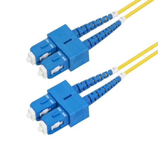 Cabo Fibra Óptica Dúplex SC a SC OS2 Monomodo StarTech.com 1 m