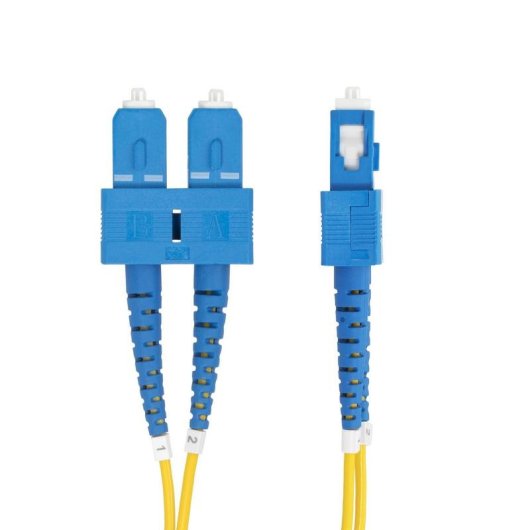 Cabo Fibra Óptica Dúplex SC a SC OS2 Monomodo StarTech.com 1 m