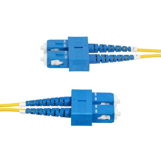 Cabo Fibra Óptica Dúplex SC a SC OS2 Monomodo StarTech.com 1 m