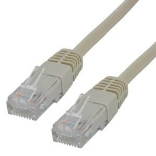 Cable réseau MCL RJ45 Cat5E 10 m Gris U/UTP