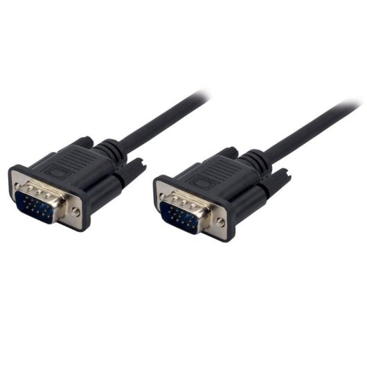 Cable VGA MCL SVGA HD15 Macho a Macho 3 m Negro