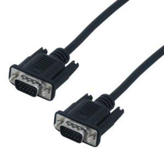 Cable VGA MCL SVGA HD15 Macho a Macho 3 m Negro