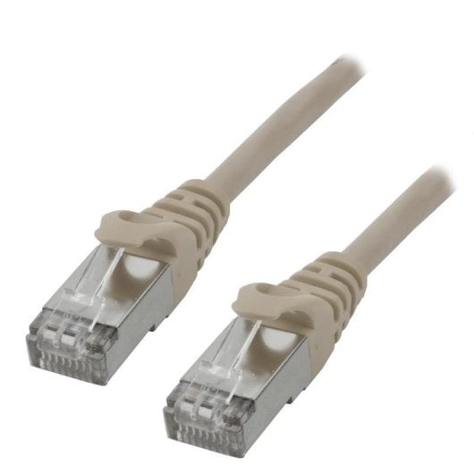 Cable réseau MCL RJ45 Cat6 3 m gris blindé F/UTP