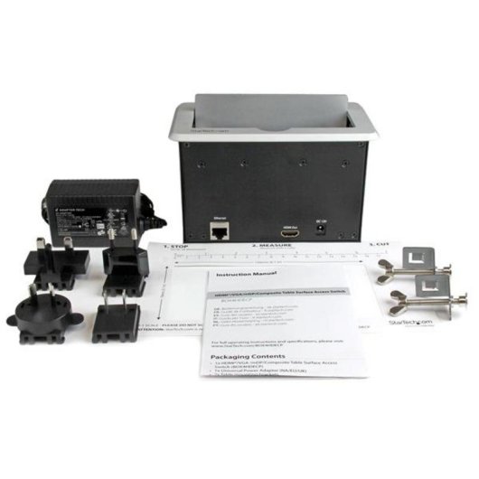 Caja de Conectividad para Mesa de Juntas StarTech.com BOX4HDECP HDMI VGA Mini DisplayPort