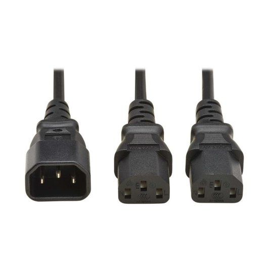 Câble de transmission Eaton P004-02M-2C13EU 2 m IEC C14 à IEC C13