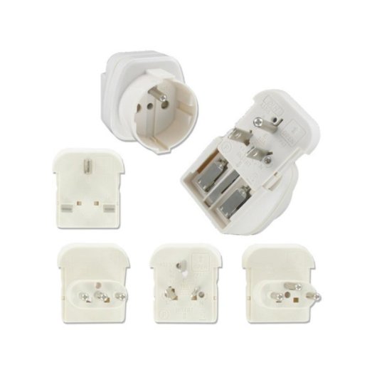 Adaptateur de prise universel DLH DY-WU1307 blanc 2500W