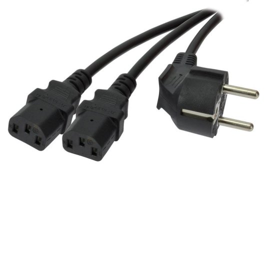 Cavo di alimentazione MCL 2 m con morsetto a 2 pin e spina tipo F