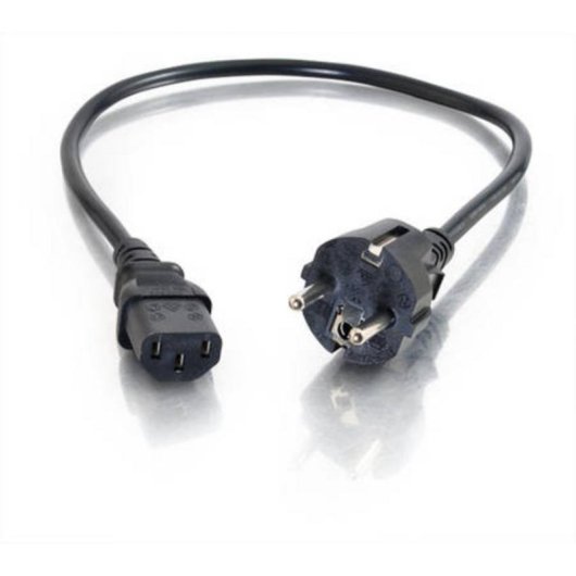 Cable de alimentación C2G 10 m, conector macho a hembra, negro