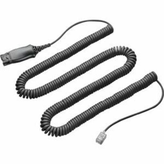 Auriculares HP Poly APN-91 avec câble noir et décrocheur électronique pour téléphonie
