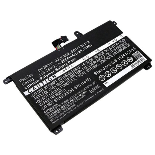 Batterie DLH pour Lenovo ThinkPad P51s/P52s/T570/T580 2050mAh 32Wh