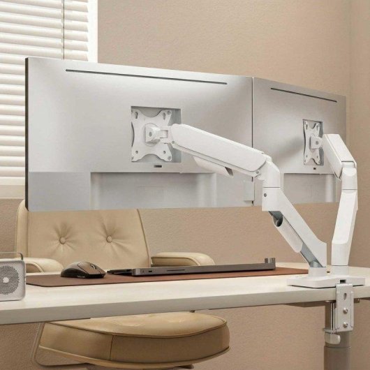 Kimex 015-2752 Soporte Monitor 2 Brazos Mesa 17 a 32" VESA 75x75 a 100x100 Max 9Kg