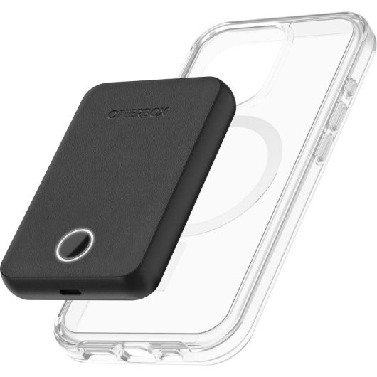 Batería externa OtterBox Wireless 5000 mAh cargador inalámbrico MagSafe gris