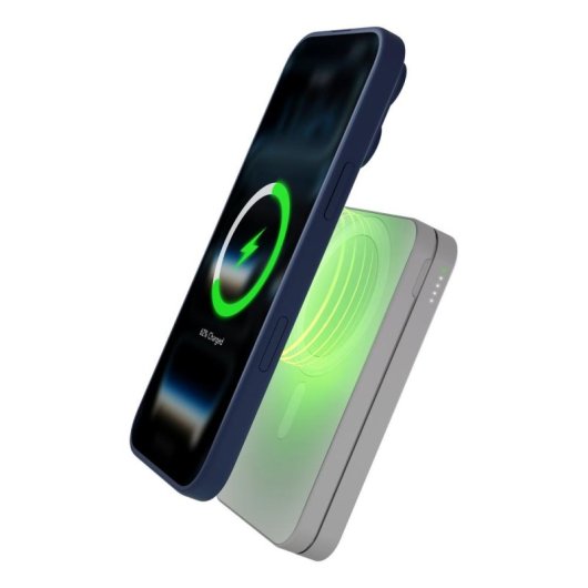 Batería externa Dbramante1928 CP08ACWH7275 8000 mAh Cargador inalámbrico 15 W Aluminio
