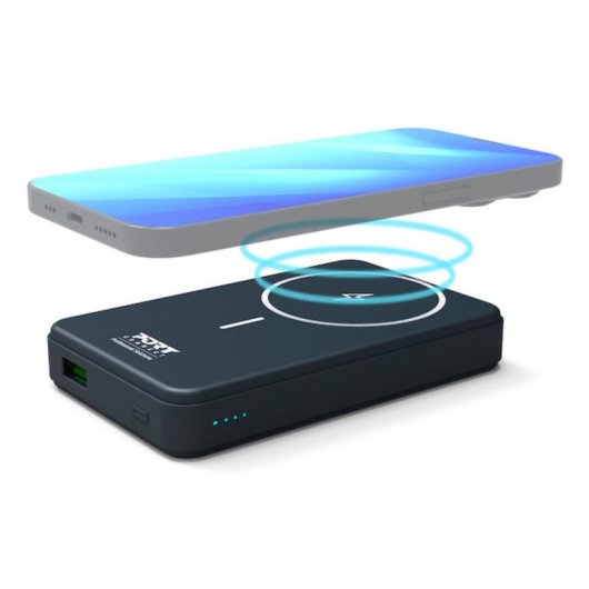 Externer Akku Port Designs 907005 10000 mAh Power Delivery Ladegerät Schwarz