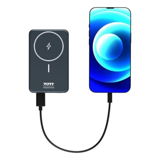 Externer Akku Port Designs 907005 10000 mAh Power Delivery Ladegerät Schwarz