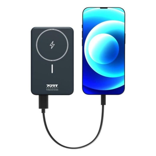 Externer Akku Port Designs 907005 10000 mAh Power Delivery Ladegerät Schwarz