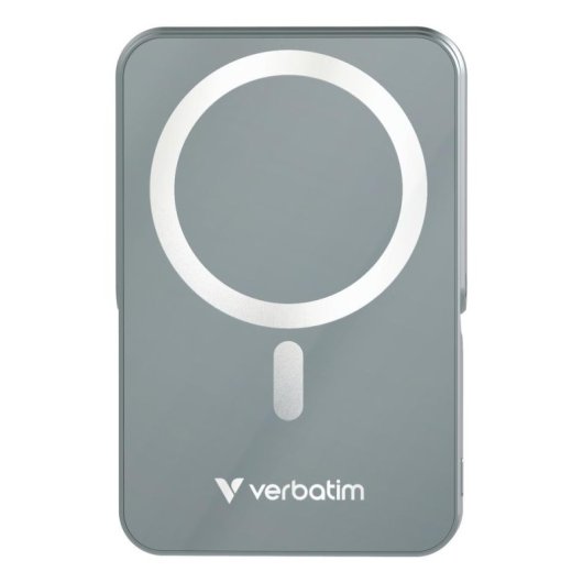 Externer Akku Verbatim Charge 'n' Go Magnetic Wireless 10000 mAh 35 W Grau
